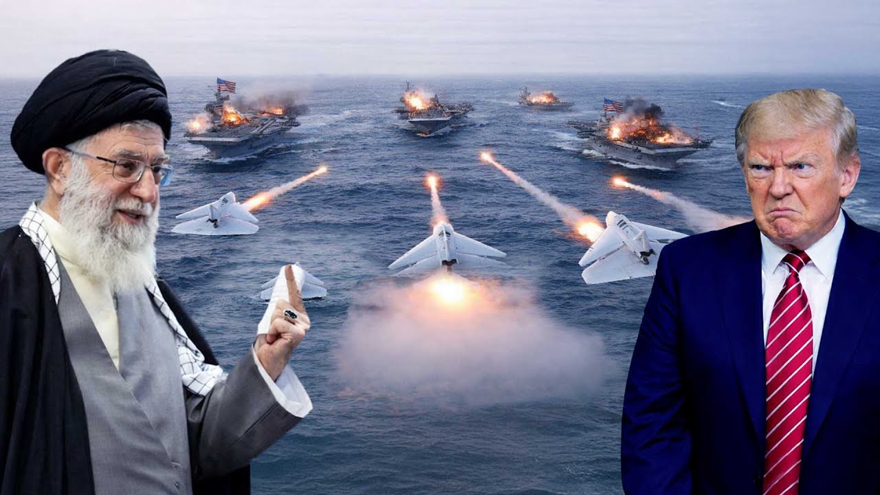 Youtube Thumnail image of : RENCANA BESAR TRUMP GAGAL TOTAL!? Armada AS Menuju Iran Dihancurkan IRAN? Trump Ancam Serang Teheran