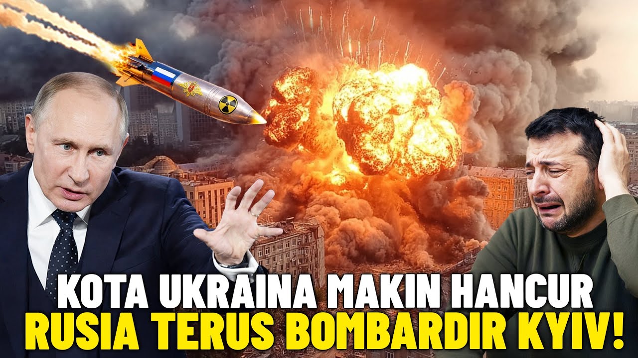Youtube Thumnail image of : RUSIA Terus Gempur Ukraina dengan Senjata Baru? Kondisi Kyiv Makin Tak Tertolong! Zelensky Menjerit?