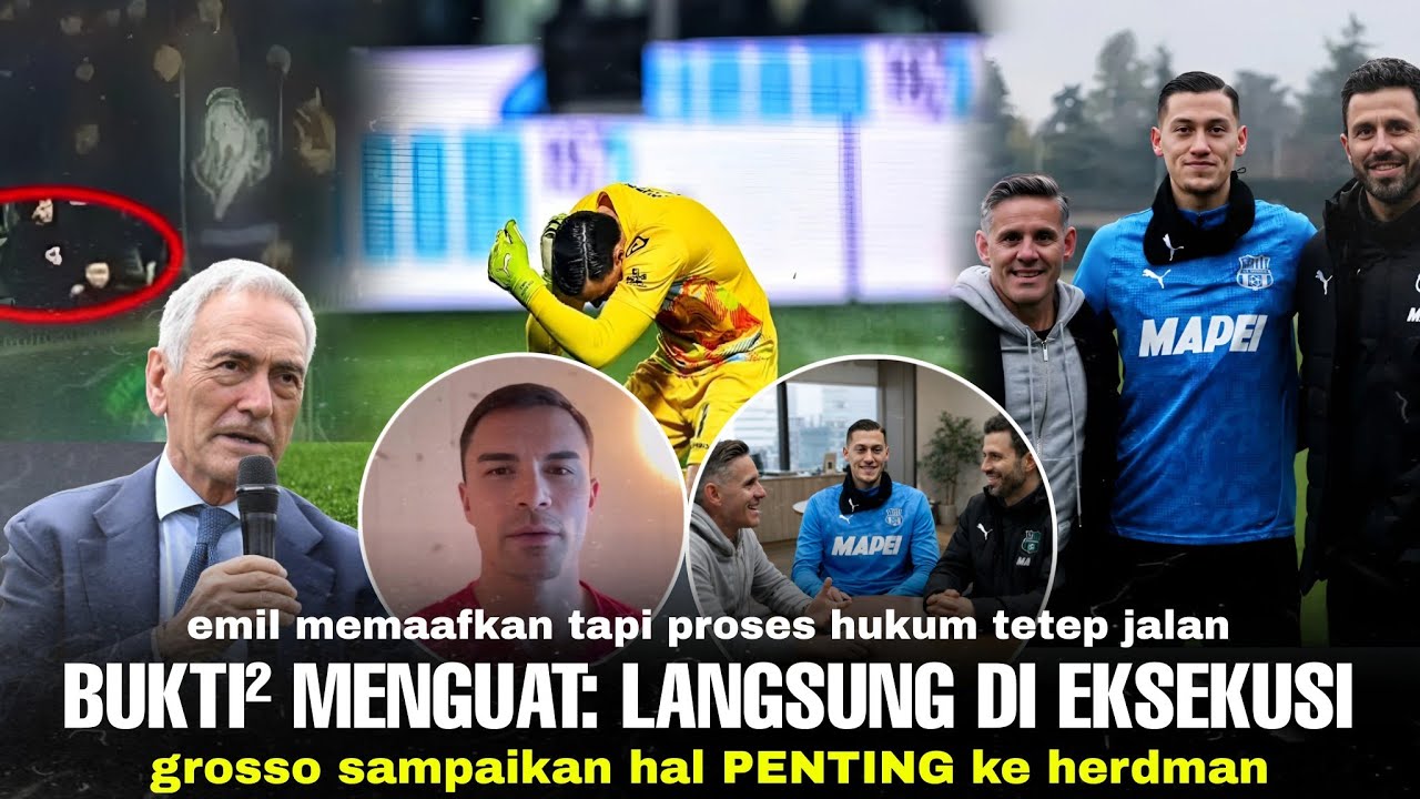 Youtube Thumnail image of : LANGSUNG DI EKS*KUSI:Rekaman CCTV Pelaku Pelemparan ke Emil Terungkap: Grosso Titip Pesan Ke Herdman