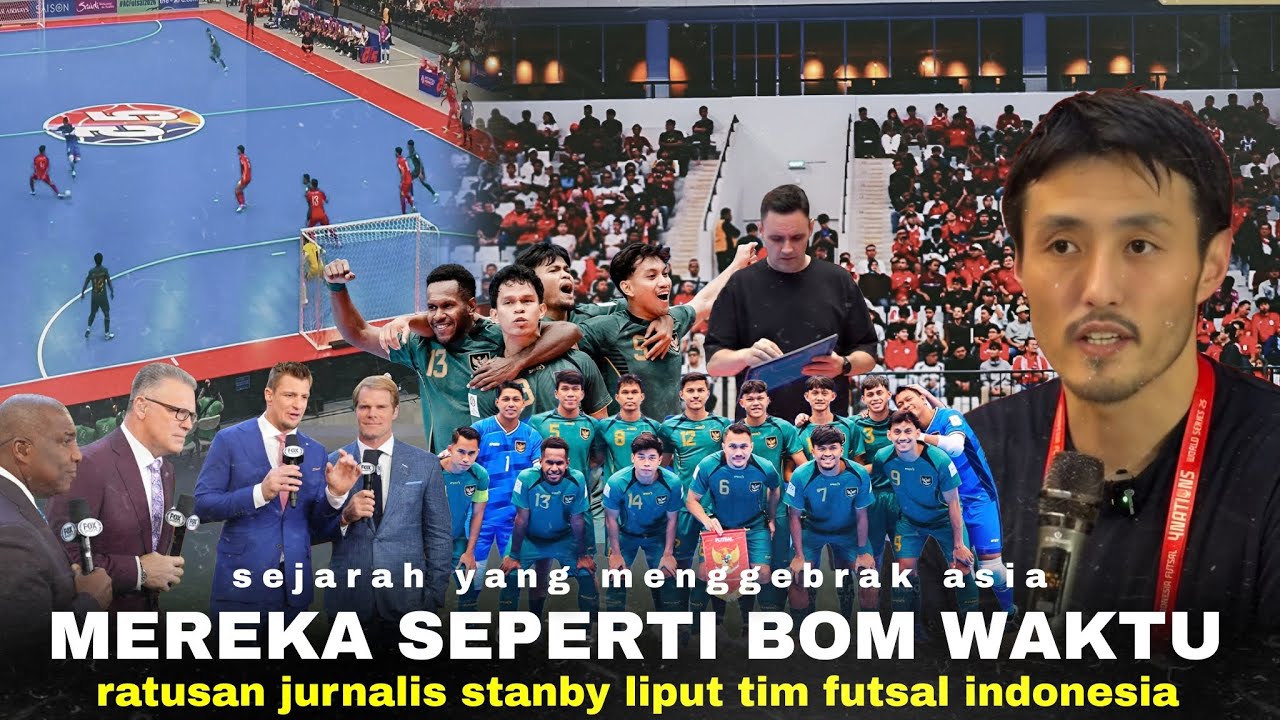 Youtube Thumnail image of : Ada yg Luput Dari Sorotan: Jepang Anggap Indonesia Tim Unik. Ratusan Negara Siap Liput Semifinal
