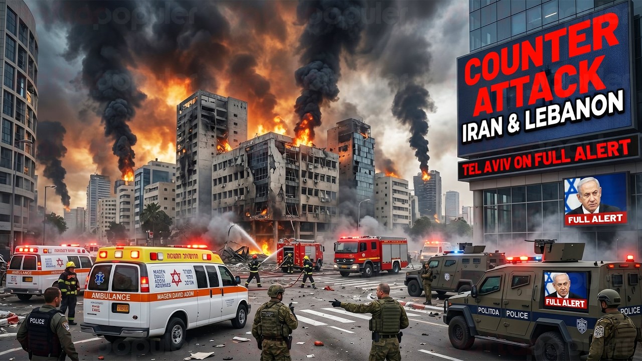 Youtube Thumnail image of : Serangan Balasan Iran & Lebanon! Israel Dihantam dari Banyak Arah, Tel Aviv Siaga Penuh