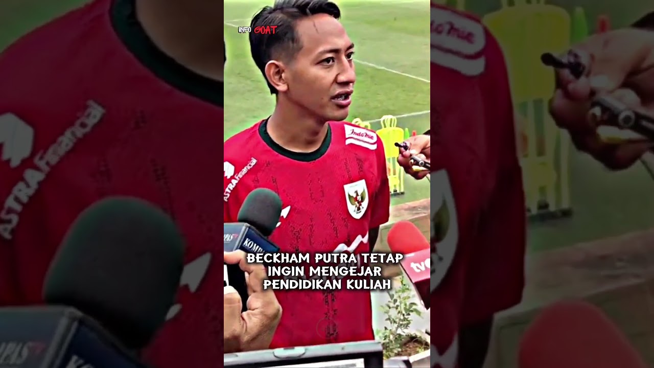 Youtube Thumnail image of : Fakta uniknya, Beckham Putra tetap ingin mengejar #timnasindonesia #beritabola
