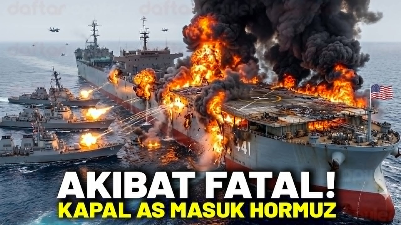 Selat Hormuz Memanas! Drone & Ranjau Iran Tantang Armada AS di Jalur Minyak Dunia