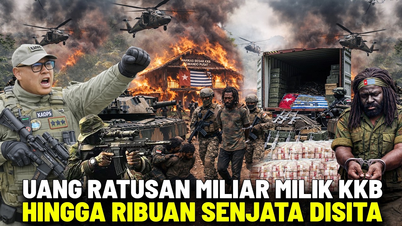 Youtube Thumnail image of : OPERASI SENYAP TNI–POLRI! Markas KKB Digempur, Komandan OPM Ditangkap & Jaringan Senjata Terbongkar